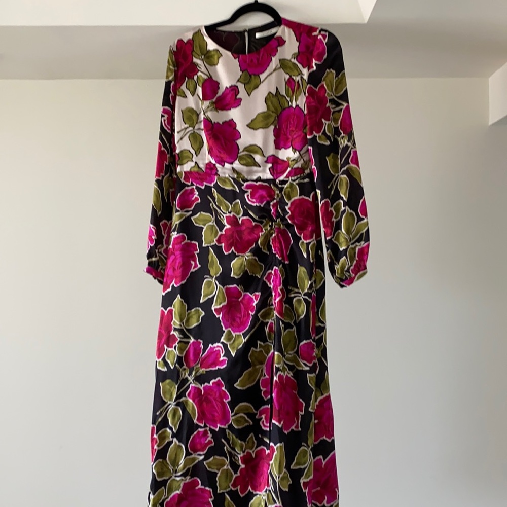 100% silk dress